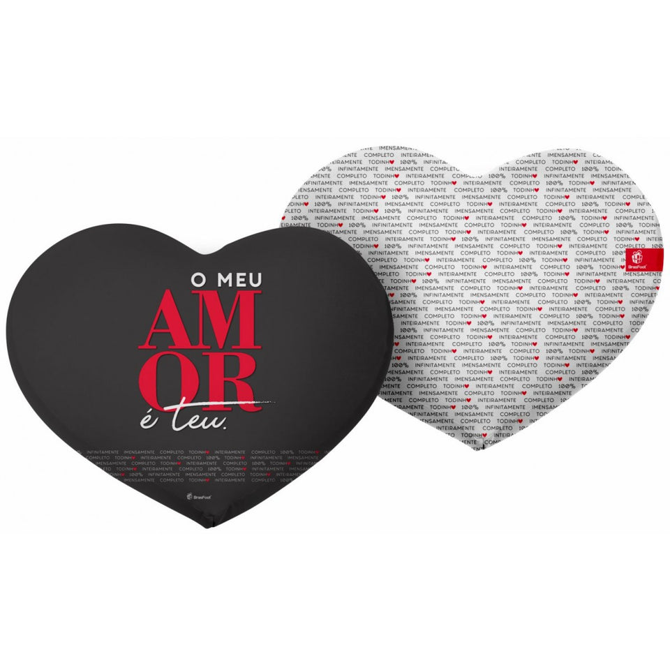ALMOFADA RECORTE CORAÇÃO - TODO O MEU CORAÇÃO