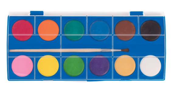 Aquarela Escolar Mega Acqua Color -TRIS