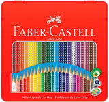 Lápis de Cor EcoLápis Colour Grip 24 Cores - Faber Castell