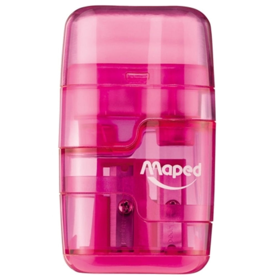 Apontador C/ Deposito e Borracha Connect Translucido - Maped