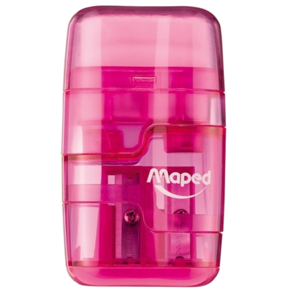 Apontador C/ Deposito e Borracha Connect Translucido - Maped