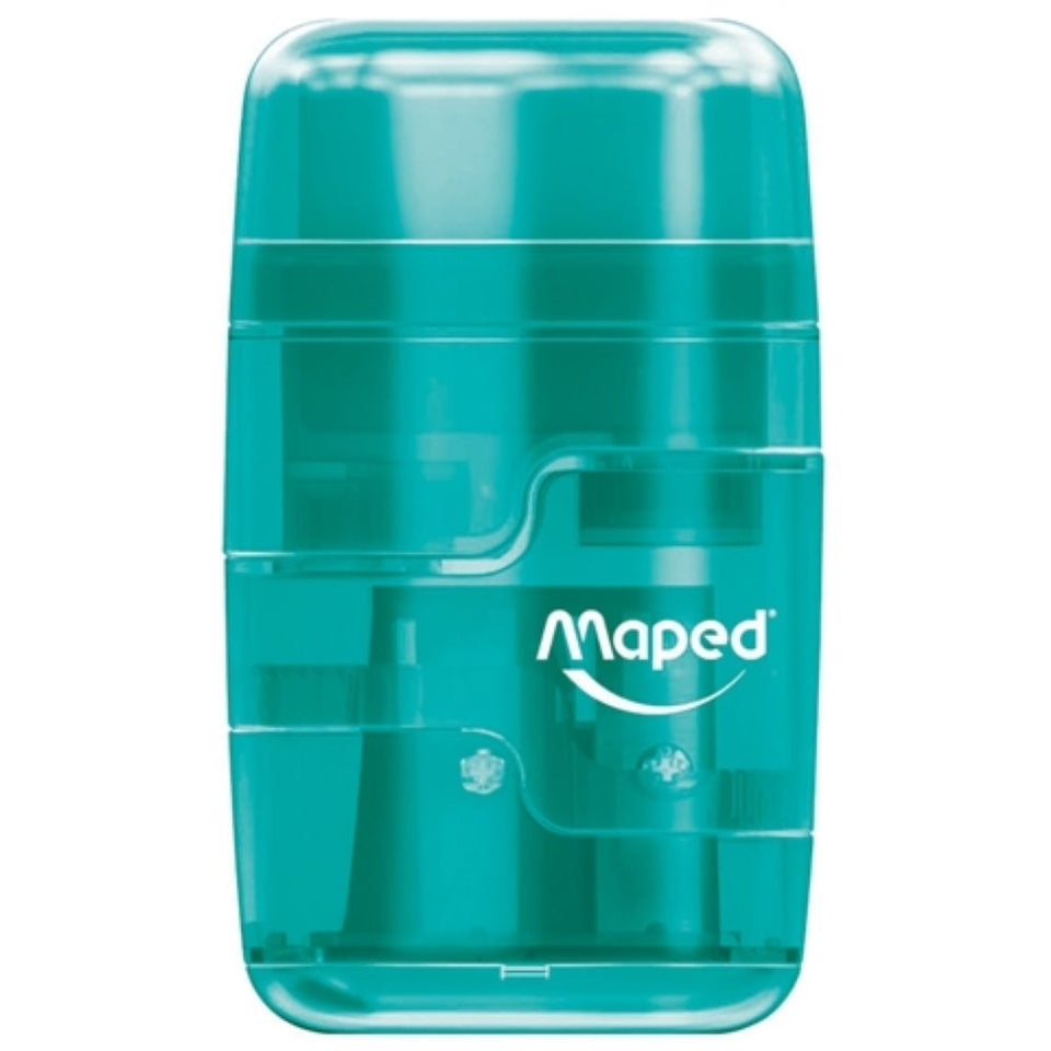 Apontador C/ Deposito e Borracha Connect Translucido - Maped