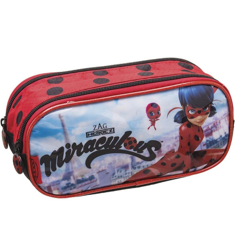 Estojo Escolar Duplo Miraculous Ladybug – Pacific