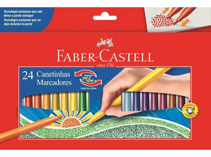 24 canetinhas Vai e Vem - Faber Castell