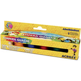 Tinta guache 15 ml c/6 cores - Acrilex