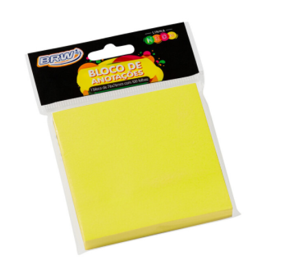 Bloco Smart Notes 76x76mm - 100 fls - BRW