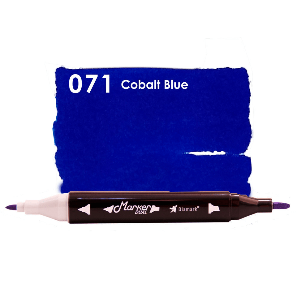 Marcador Permanente Ponta Dupla - Bismark