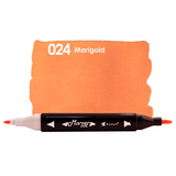 Marcador Permanente Ponta Dupla - Bismark