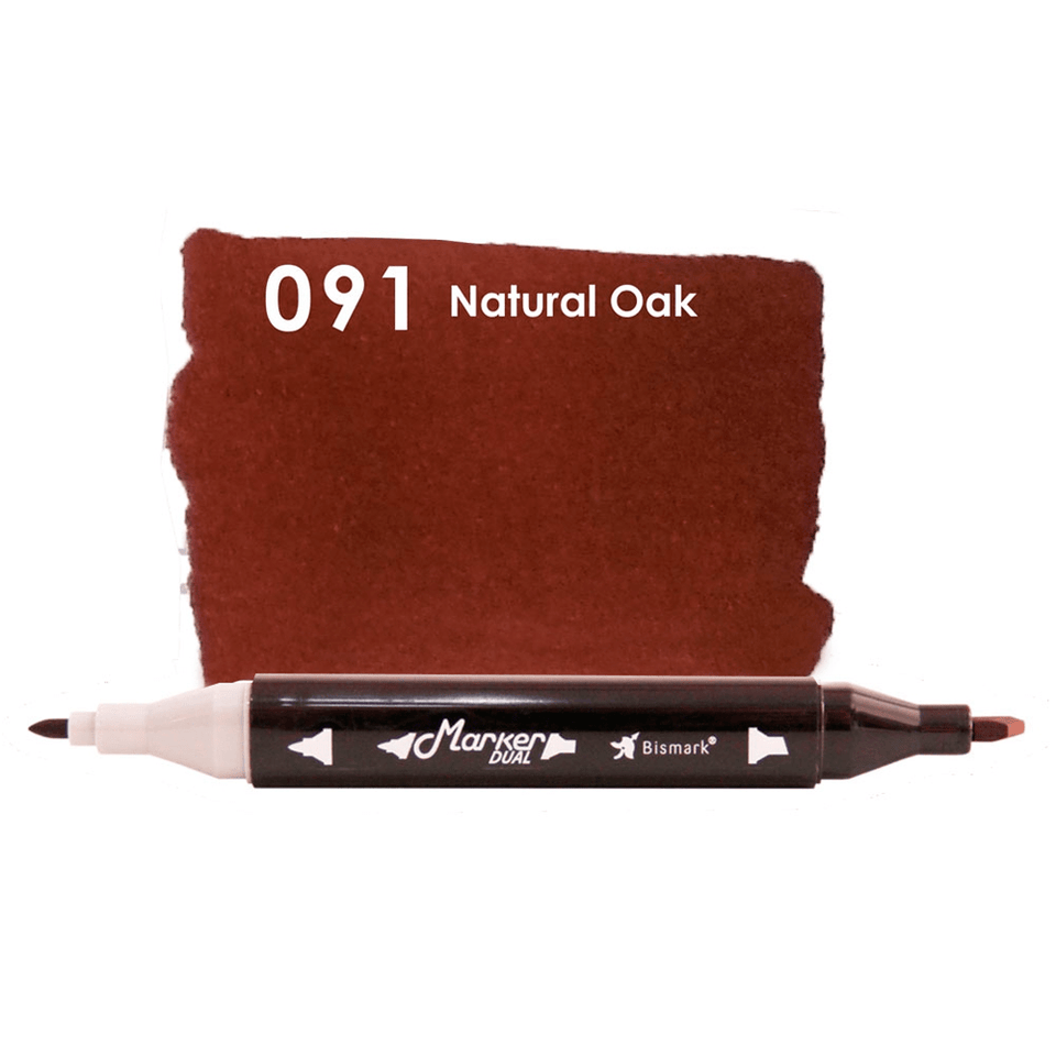 Marcador Permanente Ponta Dupla - Bismark