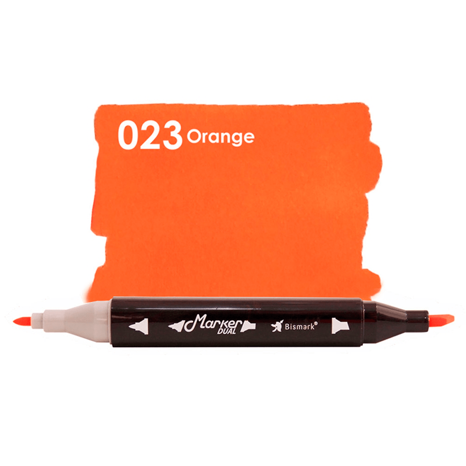 Marcador Permanente Ponta Dupla - Bismark