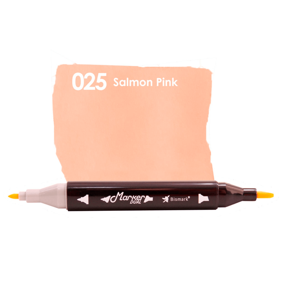 Marcador Permanente Ponta Dupla - Bismark