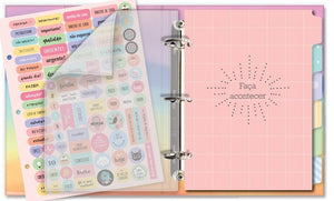 Caderno Argolado Tie Dye - Fina Ideia